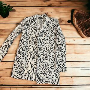 Zebra Print Blazer